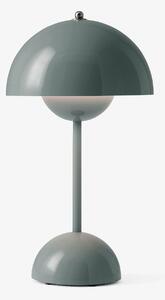 Stolové Lampa &Tradition, Flowerpot VP9, stmievateľné, Sivá, Obývacia izba, Plast, Dizajnový