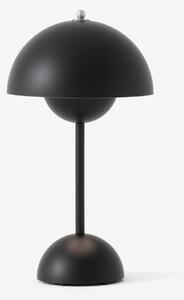 Stolové Lampa &Tradition, Flowerpot VP9, stmievateľné, Čierna, Obývacia izba, Plast, Dizajnový