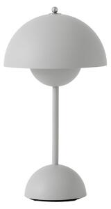 Stolové Lampa &Tradition, Flowerpot VP9, stmievateľné, Sivá, Obývacia izba, Plast, Dizajnový