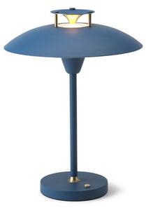 Stolové Lampa Halo Design, stmievateľné, Modrá, Obývacia izba, Kov