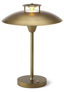 Stolové Lampa Halo Design, stmievateľné, Zlatá / Mosadz, Obývacia izba, Kov
