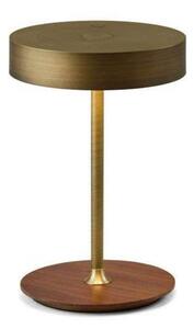Stolové Lampa Halo Design, stmievateľné, Zlatá / Mosadz, Obývacia izba, Kov