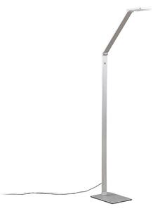 Stojacie Lampa Lucande, Resi, stmievateľné, Metalická, Pracovňa, Hliník, Moderný