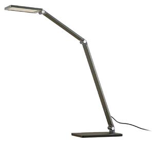 Stolové Lampa Lucande, Mion, stmievateľné, Sivá, Pracovňa, Kov, Moderný