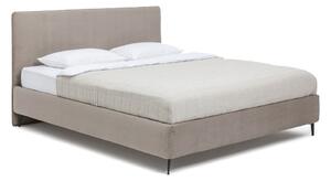 Čalúnená dvojlôžková posteľ taupe s matracom/s roštom 160x200 cm Noira Slim - Selection