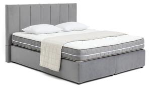 Sivá boxspring posteľ 160x200 cm Olia Bold Line – Selection