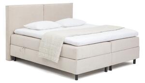 Béžová boxspring posteľ s úložným priestorom 180x200 cm Elva Bold – Selection