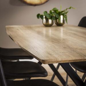 Jedálenský stôl 56-86 190x90cm Bielený dub-Komfort-nábytok