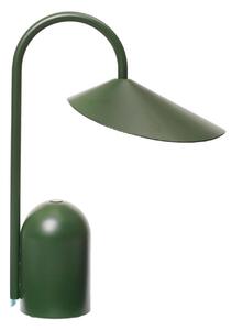 Stolové Lampa ferm LIVING, Arum, stmievateľné, Zelená, Terasa, Kov, Dizajnový