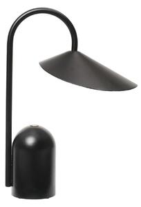 Stolové Lampa ferm LIVING, Arum, stmievateľné, Čierna, Terasa, Kov, Dizajnový