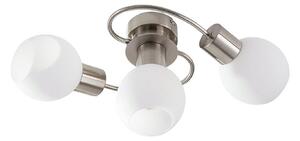 Stropné Lampa Lindby, Ciala, stmievateľné, Metalická, Obývacia izba, Sklo, Moderný