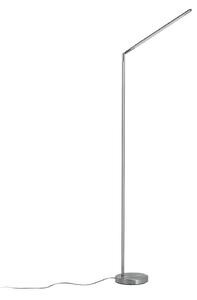 Stojacie Lampa Lindby, Jabbo, Sivá, Pracovňa, Kov, Moderný