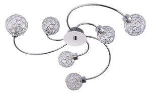 Stropné Lampa Lindby, Tyron, stmievateľné, Metalická, Obývacia izba, Kov, Moderný