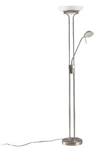 Stojacie Lampa Lindby, Yveta, stmievateľné, Metalická, Obývacia izba, Kov, Moderný