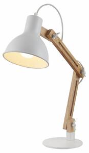 Stolové Lampa Lindby, Shivanja, Drevo, Pracovňa, Drevo, Moderný