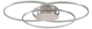 Stropné Lampa Lindby, Riley, stmievateľné, Metalická, Obývacia izba, Hliník, Moderný