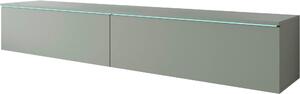 NÍZKA KOMODA, zelená, 180/30/33 cm MID.YOU - Online Only drobný nábytok, Online Only