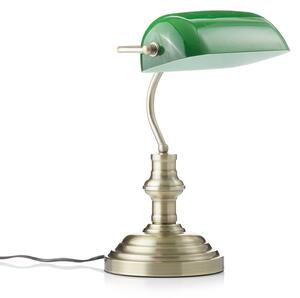 Stolové Lampa Markslöjd, Bankers, Bronzová / Stará Mosadz, Obývacia izba, Kov, Starožitný
