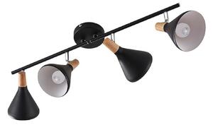 Stropné Lampa Lindby, Arina, stmievateľné, Čierna, Spálňa, Kov, Moderný