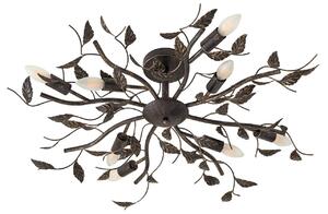Stropné Lampa Lindby, Yos, stmievateľné, Čierna, Spálňa, Kov, Florentský