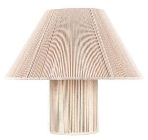 Stolové Lampa Globen Lighting, Béžová, Obývacia izba, Tkanina / Textil