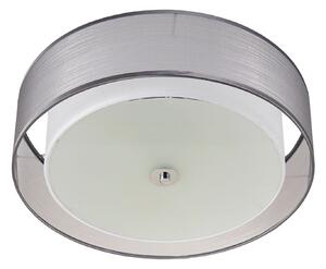 Stropné Lampa Lindby, Tobia, stmievateľné, Sivá, Obývacia izba, Tkanina / Textil, Moderný