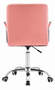 Tutumi, kancelárska stolička 45x39x94 cm HYL-053-D4, ružová, KRZ-07903