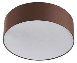 Stropné Lampa Lindby, Sebatin, stmievateľné, Hnedá / Hrdzavá, Spálňa, Tkanina / Textil, Moderný