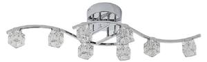 Stropné Lampa Lindby, Yaro, stmievateľné, Metalická, Obývacia izba, Kov, Moderný