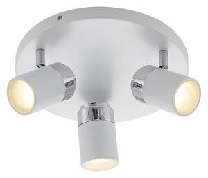 Stropné Lampa Lindby, Kardo, stmievateľné, Biela, Obývacia izba, Kov, Moderný