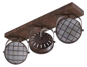 Stropné Lampa Lindby, Tamin, stmievateľné, Hnedá / Hrdzavá, Obývacia izba, Kov, Industriálny