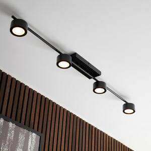 Stropné Lampa Nordlux, Clyde, stmievateľné, Čierna, Obývacia izba, Kov, Moderný