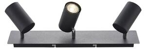 Stropné Lampa Lindby, Joffrey, stmievateľné, Čierna, Obývacia izba, Kov, Moderný