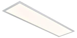 Stropné Lampa Lindby, Kjetil, stmievateľné, Sivá, Pracovňa, Plast, Moderný