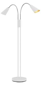 Stojacie Lampa Lucande, Medira, Biela, Obývacia izba, Kov, Moderný