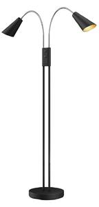 Stojacie Lampa Lucande, Medira, Čierna, Obývacia izba, Kov, Moderný
