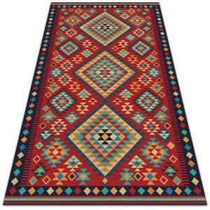 PIGA Módne vinylový koberec Retro farebné trojuholníky Rozmer: 60x90 cm