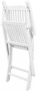 Jedálenská stolička 2 ks biela Dekorhome