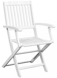 Jedálenská stolička 2 ks biela Dekorhome