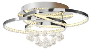 Stropné Lampa Lucande, Keely, stmievateľné, Metalická, Obývacia izba, Kov, Moderný