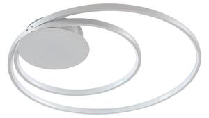 Stropné Lampa Lindby, Nerwin, stmievateľné, Metalická, Obývacia izba, Kov, Moderný