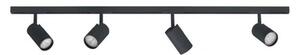 Sada 4 lišt Designline Tube Kit, 2 m, čierna – Antidark