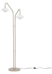 Stojacie Lampa Hübsch, Béžová, Obývacia izba, Kov