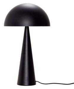 Stolové Lampa Hübsch, Čierna, Obývacia izba, Kov, Dizajnový