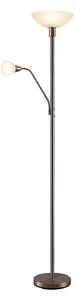 Stojacie Lampa Lindby, Jost, Sivá, Obývacia izba, Kov, Moderný