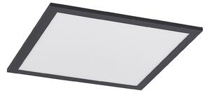 Stropné Lampa Lindby, Nelios, stmievateľné, Čierna, Kuchyňa, Plast, Moderný