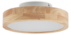 Stropné Lampa Lindby, Lanira, stmievateľné, Drevo, Obývacia izba, Drevo, Moderný