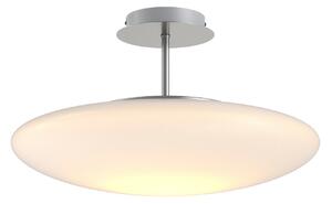 Stropné Lampa Lindby, Gunda, stmievateľné, Biela, Obývacia izba, Sklo, Moderný