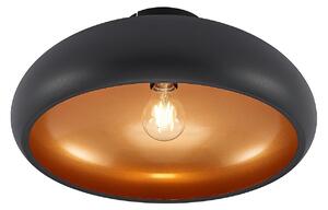 Stropné Lampa Lindby, Gerwina, stmievateľné, Čierna, Obývacia izba, Kov, Moderný