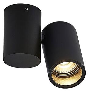 Stropné Lampa Arcchio, Gesina, stmievateľné, Čierna, Obývacia izba, Kov, Moderný
